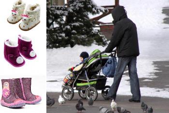 The warmest winter shoes for children Warm boots for walking with a child